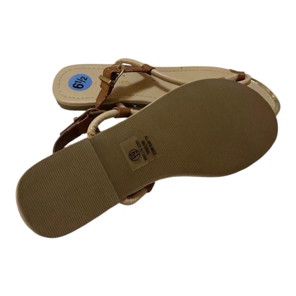 Cityclassified Brown and Cream Women's Sandals Size 6,5 - Picture 4 of 6